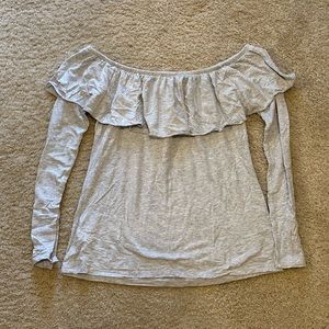 Lilly Pulitzer Off the Shoulder Long Sleeve Top